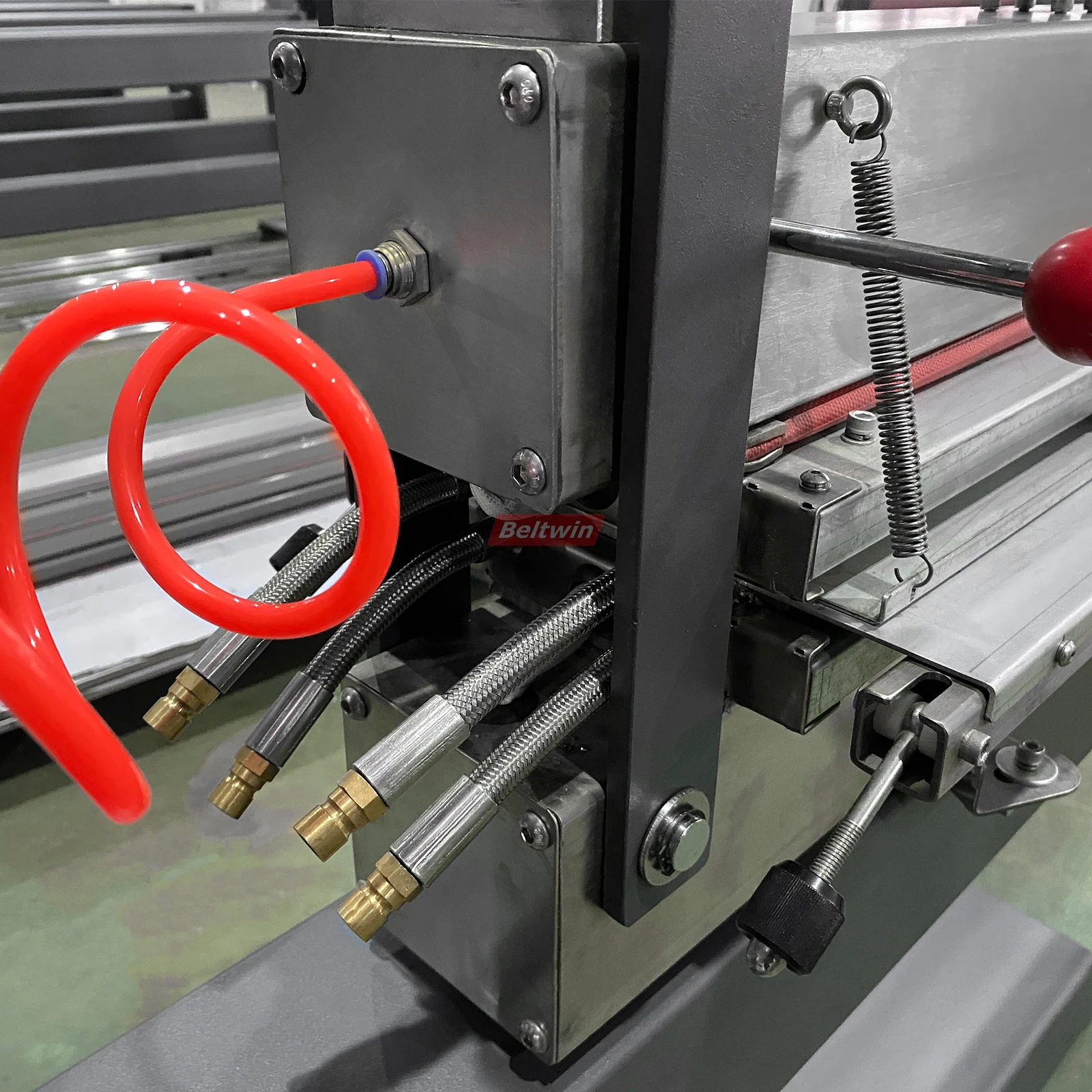 Beltwin Stainless Steel Body Portable Water Cooling Vulcanizer Conveyor Belt Joint Press Water Cooled Press Machine 1100