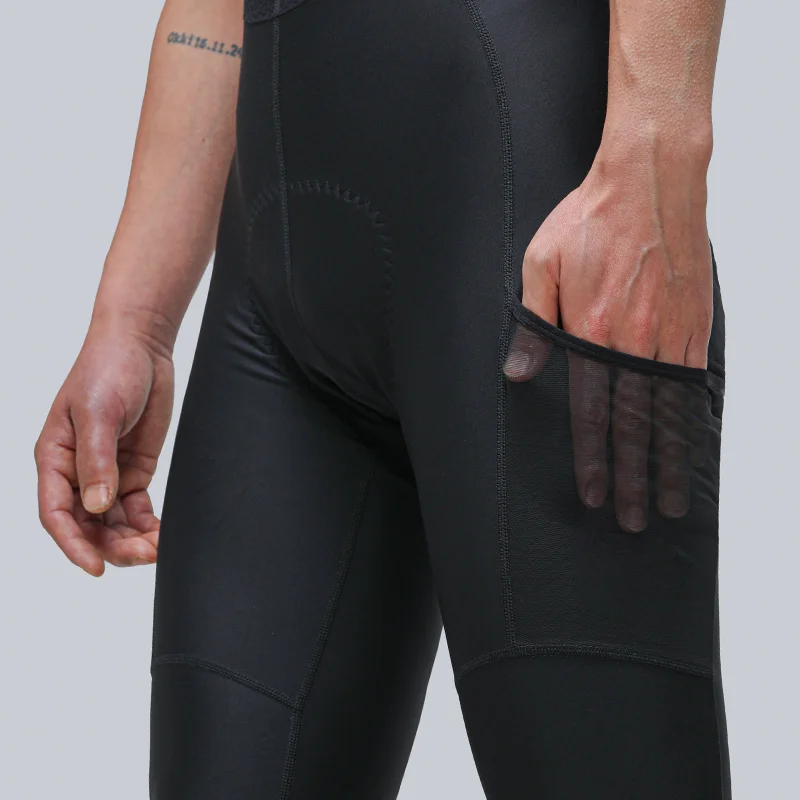 Wholesale Breathable Quick Dry Reflective Long Legging Bike Cycling 3/4 Bib Tight Shorts