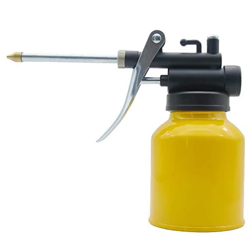 Steel Pistol Pump Oiler Lever Hydraulic Pump 250Ml Oil Can Dispenser Lubricating Lathe