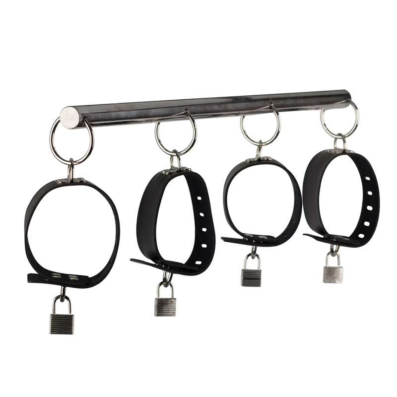 SM Bondage Sex bed Steel pipe bondage handcuffs Straps Flirting BDSM Bondages Erotic Game Sex Toy For Couples