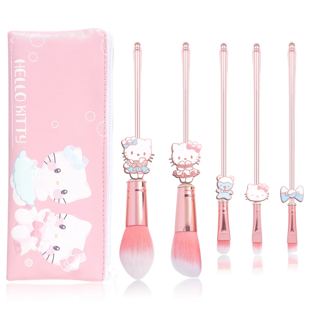 Hot Selling KItty Cosmetic Accessories Make up Bruch Pink Hello Cat Kitty Beauty Brush