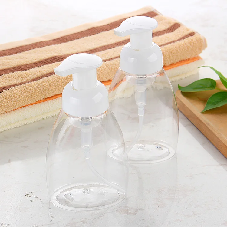 Wholesale 300ml Clear Spray Soap Foaming Foam Pump Bottle