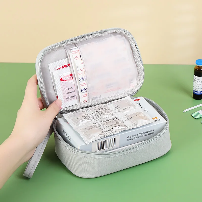 2024 Hot Selling Travel Medicine Bag Portable First Aid Kit Carry-on Kit Large Capacity Medicine Storage Bag
