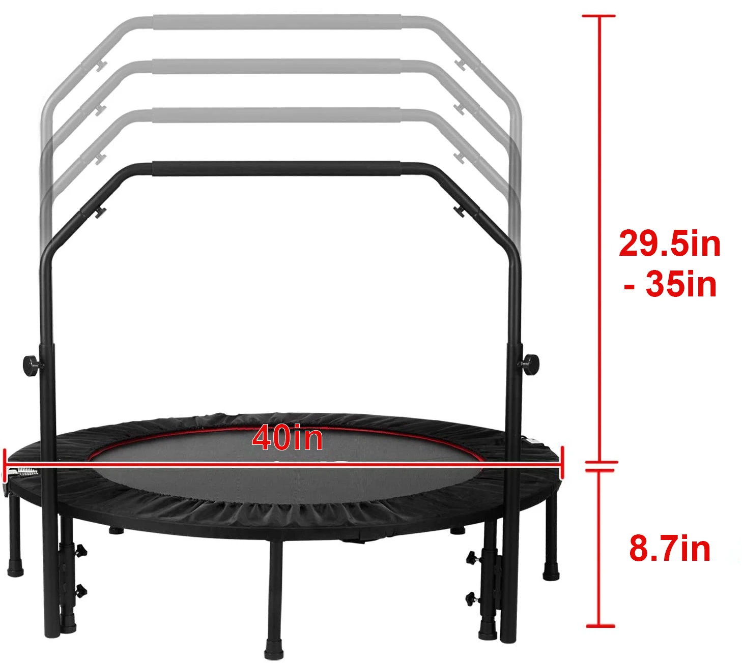 Hot Sale High Quality Outdoor Indoor Jumping Round Fitness Mini Trampoline