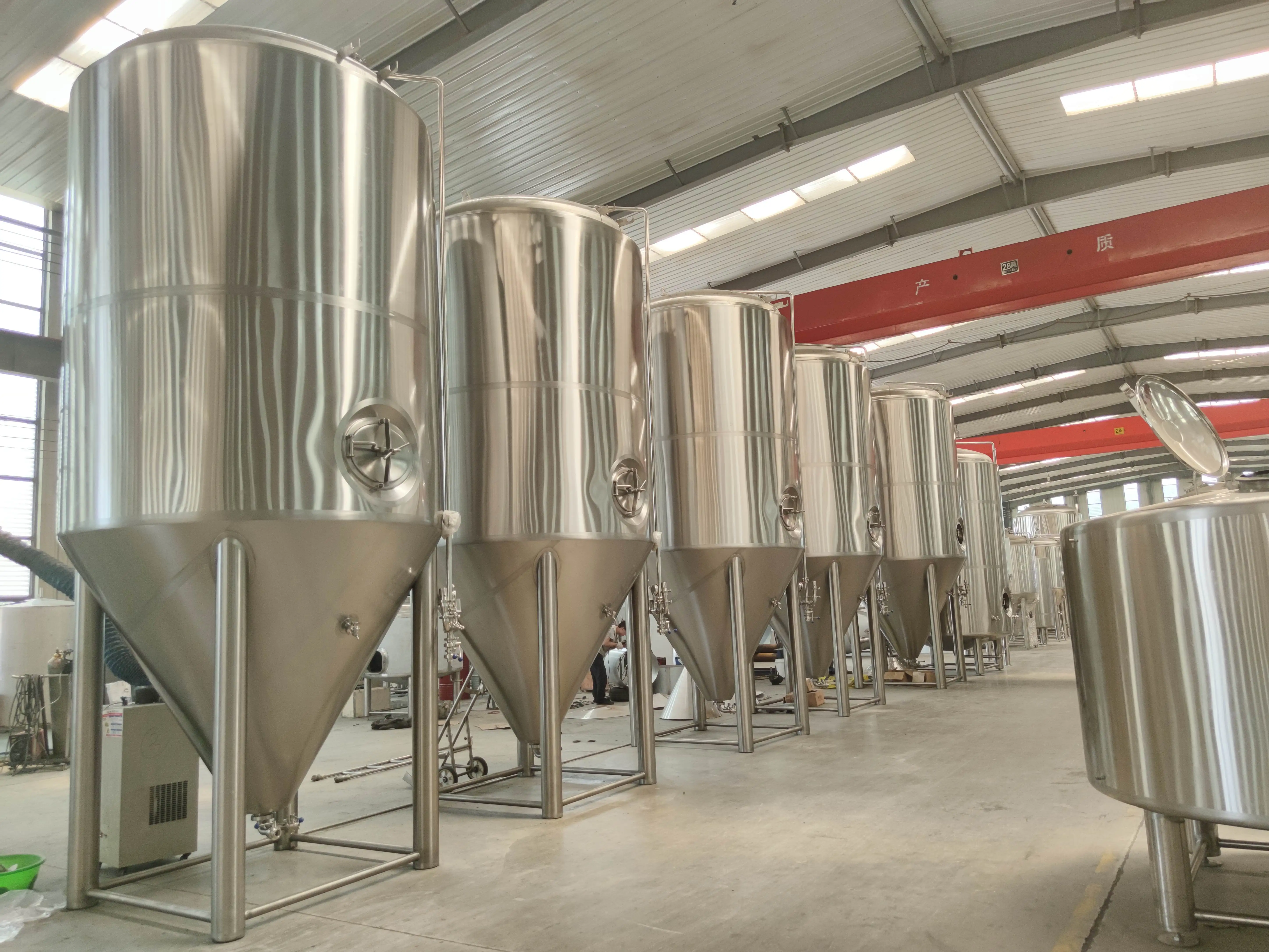 Tonsen 200л 500л 1000л Конический ферментер из нержавеющей стали под ключ