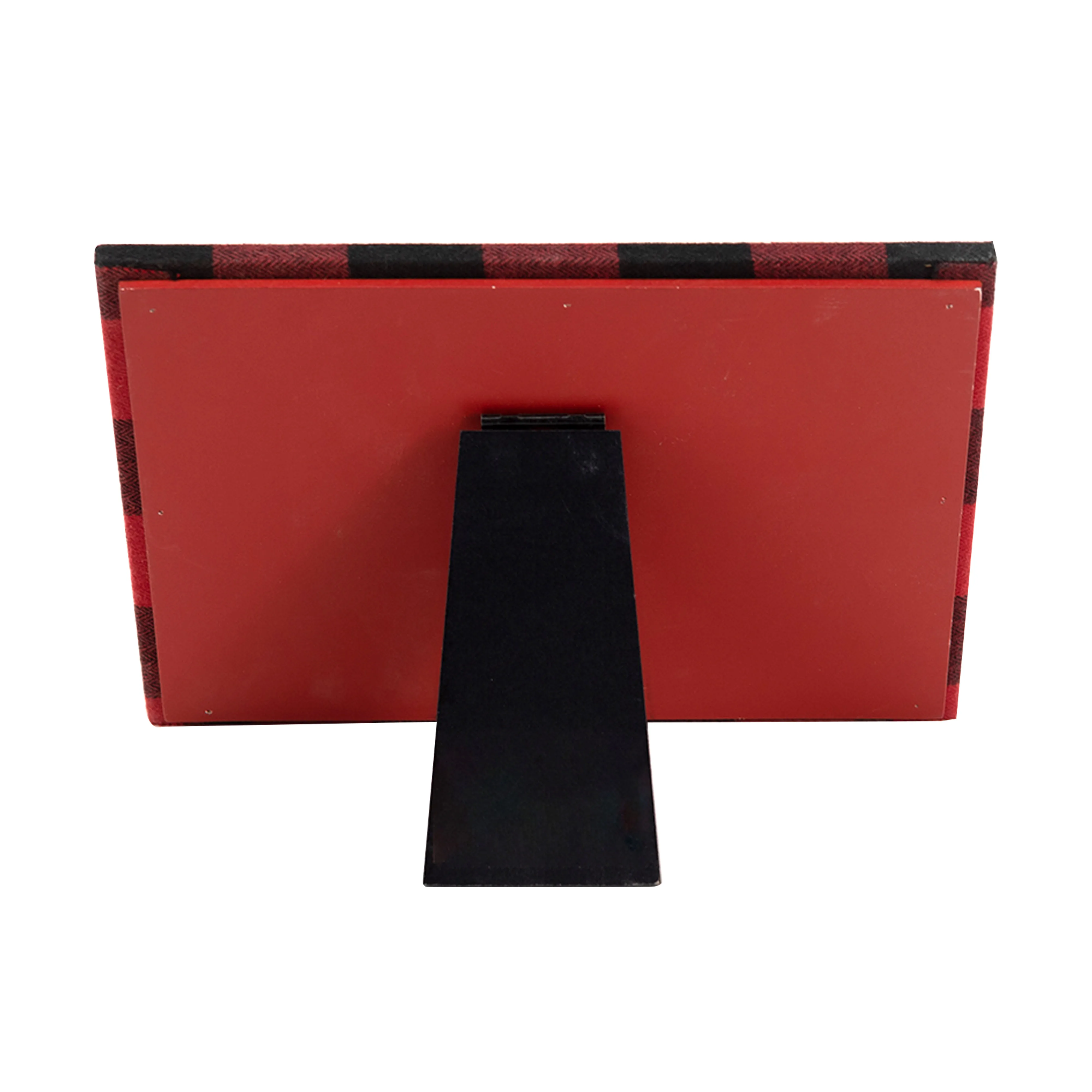 Wholesale Customized Creative 4X6 Black Red Plaid Collage Picture  Photo Frame For Christmas Decoration Supplies