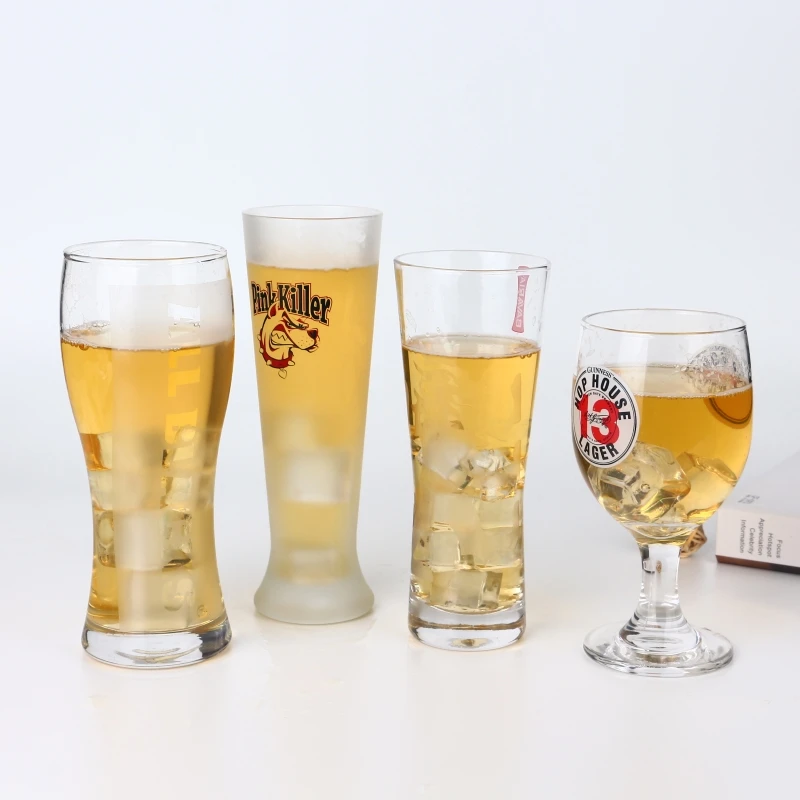 Beer Glasses Belgian Style Stemmed Tulip  16 oz Beer Glass Classic Premium Glassware