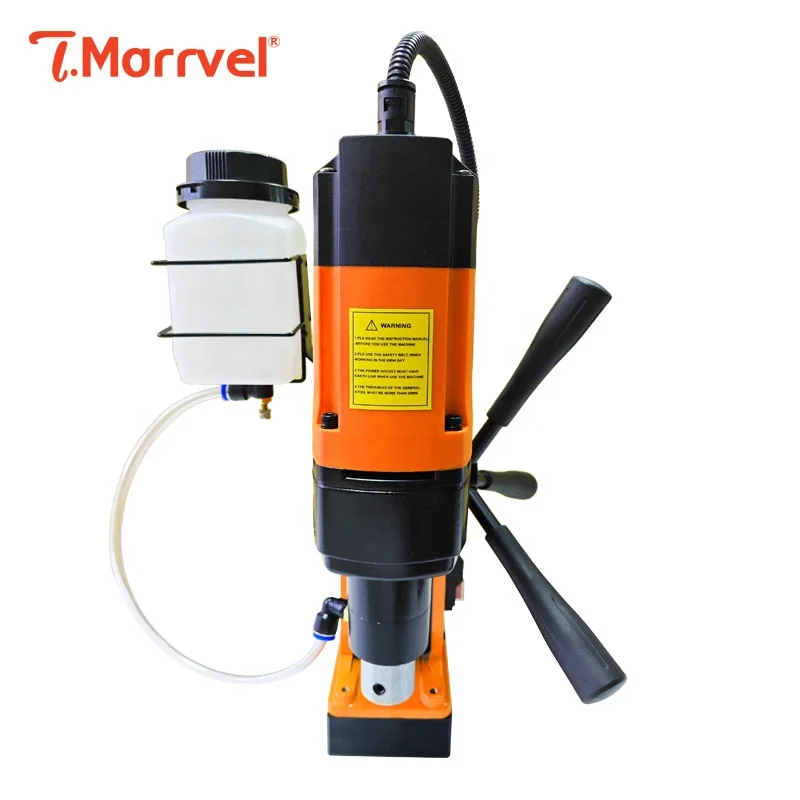 Portable Magnet Drill Engineering 220V High Power Industrial Multifunctional Magnetic Core Drill Adjustable Speed Magnetic Drill