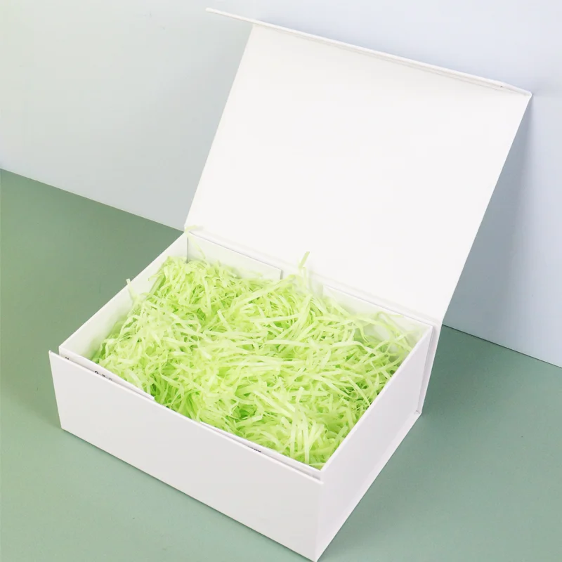 manufacture wholesale cardboard packaging eco friendly reusable gift box filling paper shredded paper for packaging