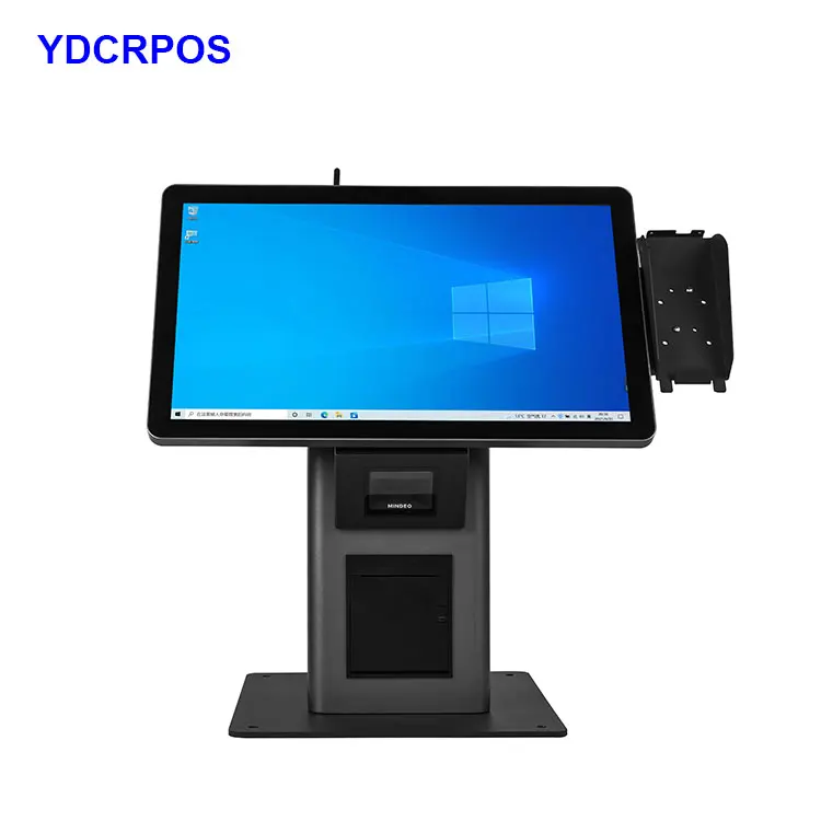 Android 11 Kiosk Restaurants 21.5 Inch Android Touch Screen Self Ordering Payment Self Checkout Pos Vending Machine