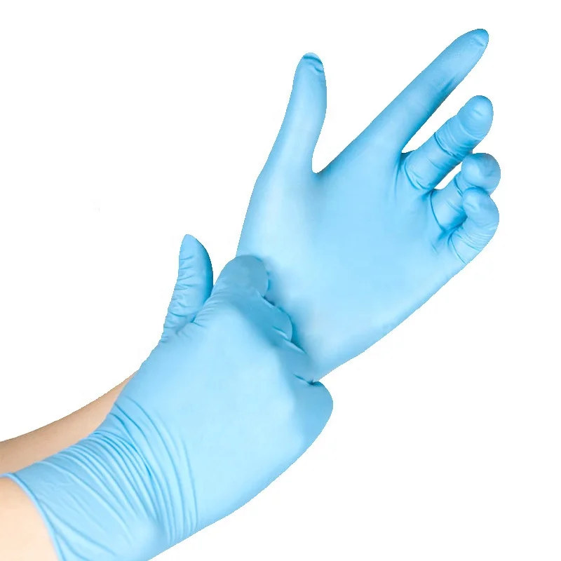 Disposable Nitrile Gloves Printed With Logo Food Nitrile Gloves Powder Free Nitrile Disposable Gloves
