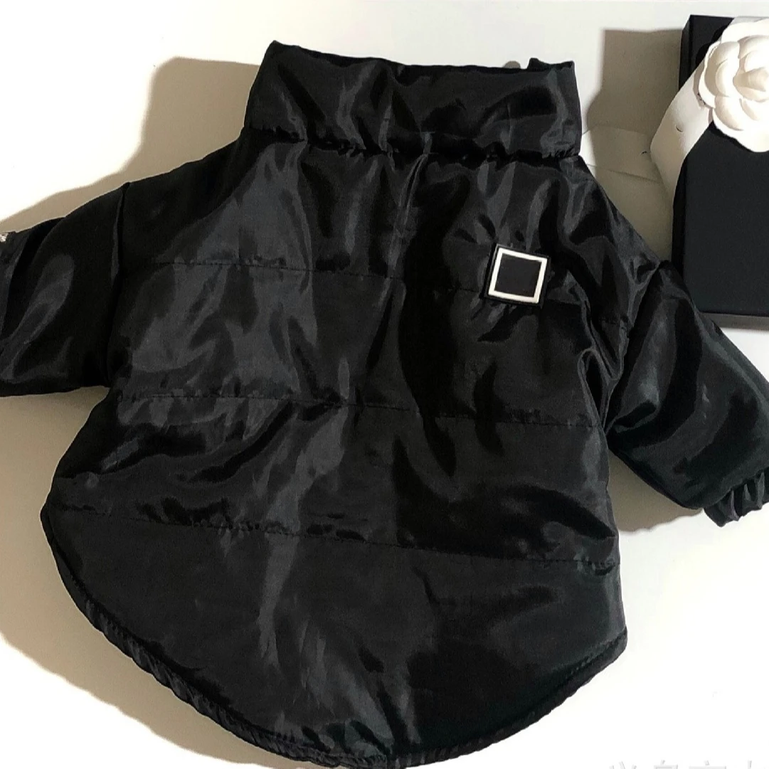 Luxury Designer Pet Dog Padded Coat Classic Trendy Brand  Pet Dog Down Two-legged Warm Jacket Clothing