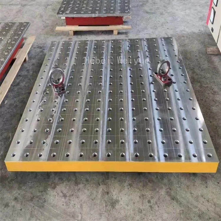 3D Cast Iron Steel Welding Table Nitrided With Measuring Scales and Accessories