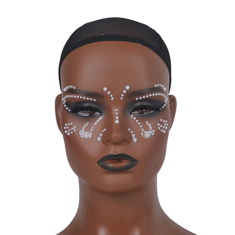 Africa America female mannequin head for wig display  mannequin for Hats display