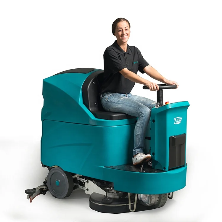 Intelligent Industrial  ride on floor scrubber Type Cold Water Cleaning scrubbing machine floor scrubber