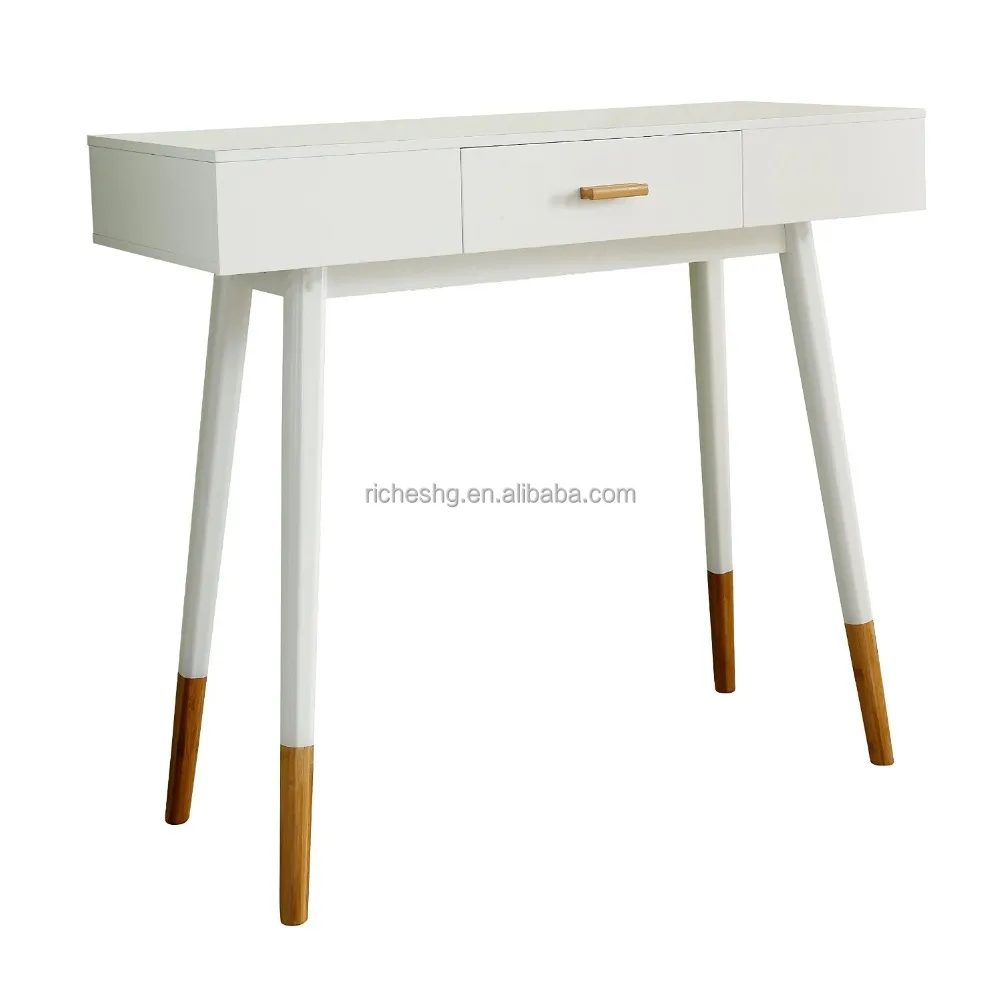 Отдельно стоящий ножки в виде шпилек Античная Страна Стиль Деревянный белый комод