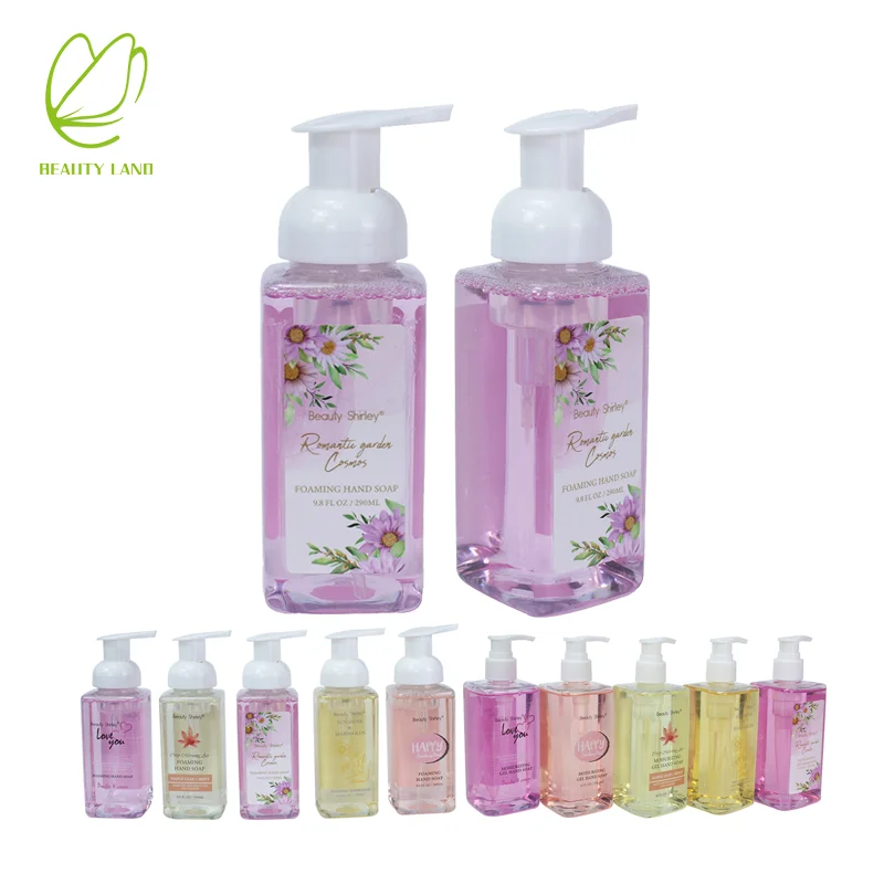 OEM/ODM Private Label Natural Organic Moisturizing Fragrance Foaming Cleansing Gel Liquid Hand Soap Wash