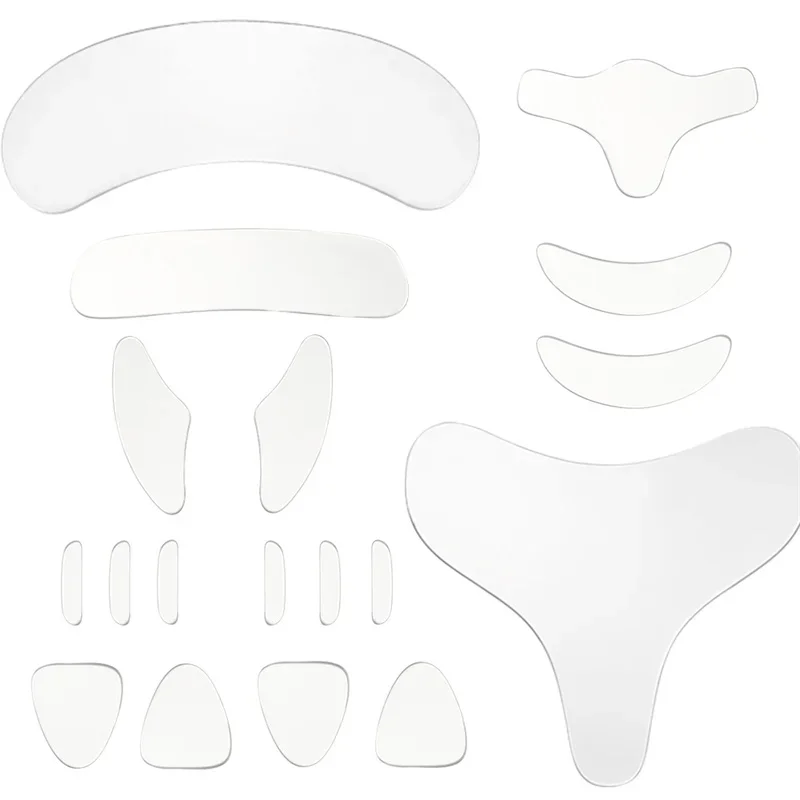 Multiple d Anti Wrinkle pad sets Sustainable Silicone Eye Forehead Face Pad Reusable Facial Wrinkles Patches to Prevent Wrinkles