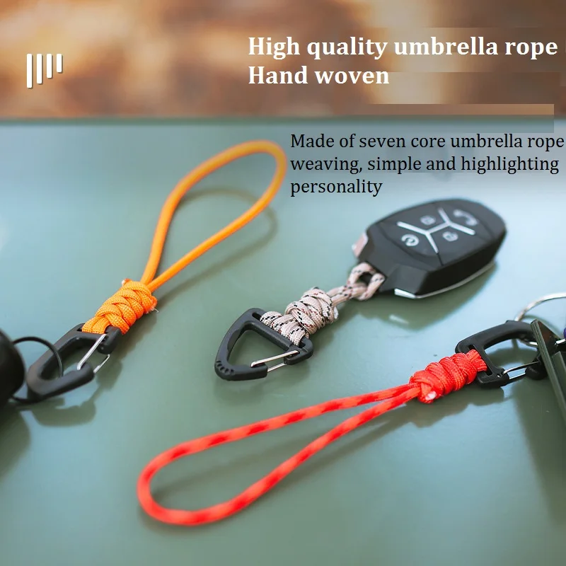 Outdoor Key Hanging Rope Anti Lost Wrist Hook Camping Multifunctional Hanging Buckle