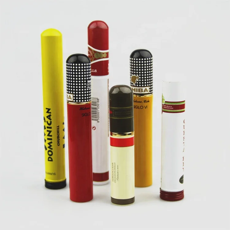 2023 EBI hot selling aluminum cigar tube perfume spray packaging wholesale