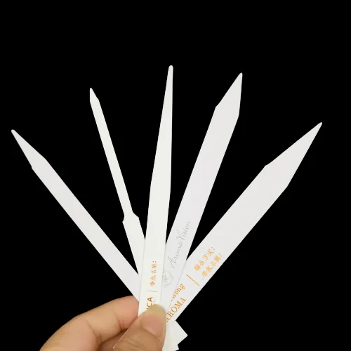 Branded Scent Testing Strips Fragrance Paper Strips Tester Perfume Paper Scent Cards