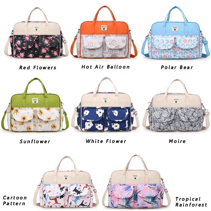2024 Fashion Competitive Price Custom Shoulder Waterproof Large Capacity New Design Durable Modern Diaper Bag For Mommy