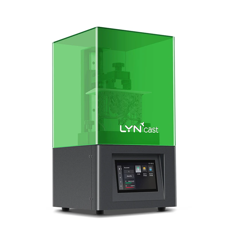 LYNCAST лидер продаж 3D-принтер для изготовления золотых украшений 405 нм DLP высокоскоростной