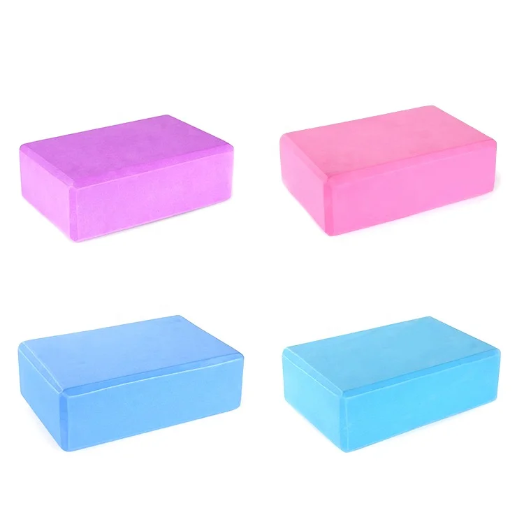 
2 Pcs Body Shaping Yoga Block EVA Foam Yoga Brick Blocks for Yoga/Pilates/Meditation 