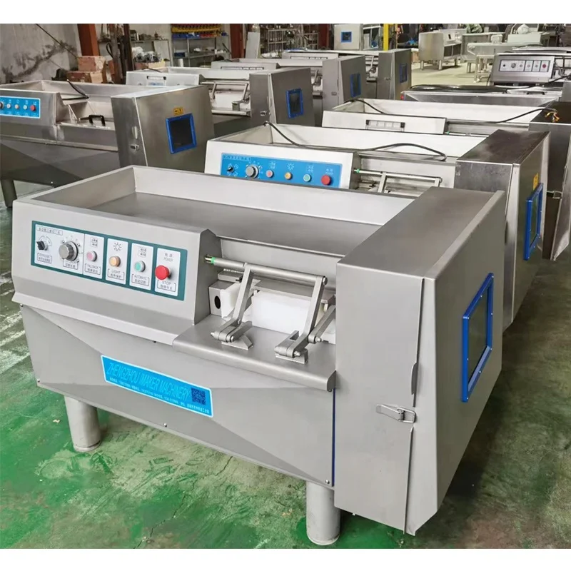 3-30mm automatic butcher meat cutting machine meat saw chopping machine meat grinding dicing shredder maker making machine price
