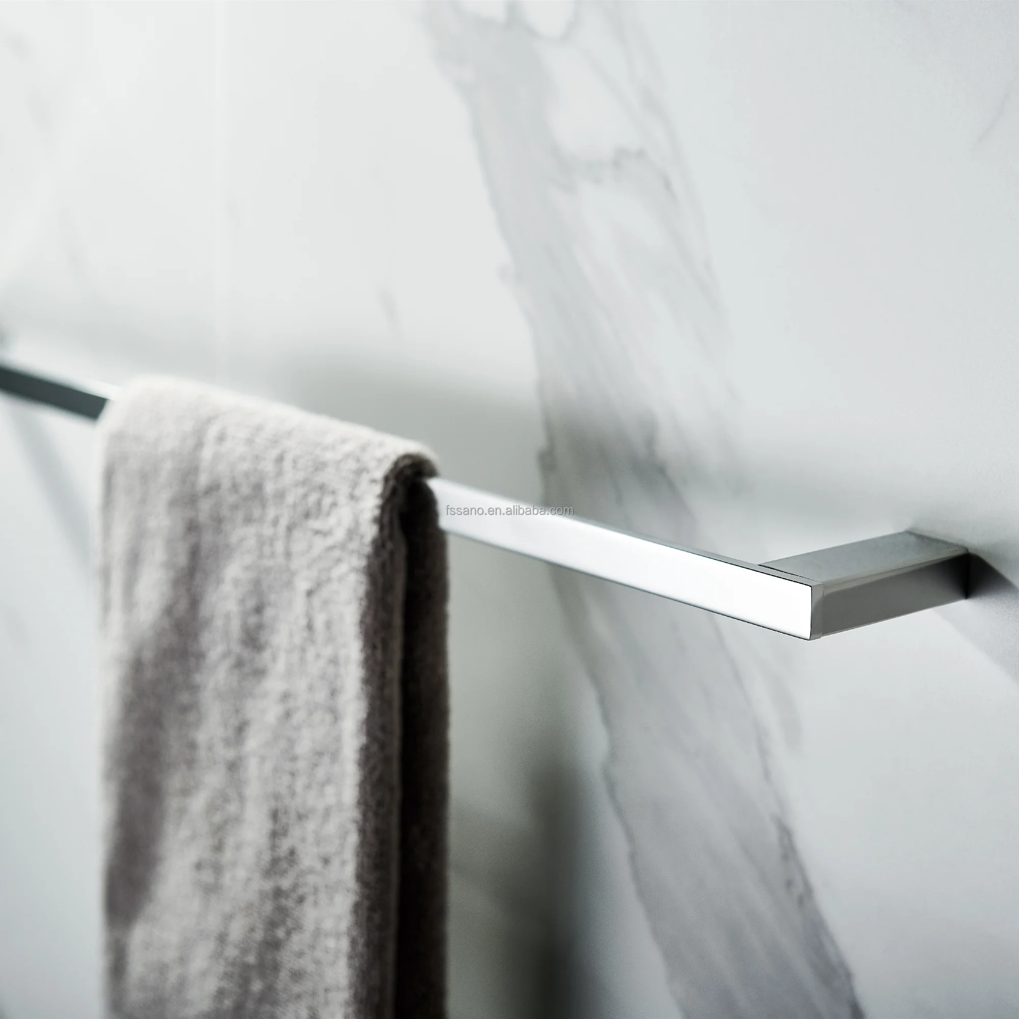 Stainless Steel304  Bathroom Towel Holder Rail Bar Modern Style Bathroom Towel rod at Wholesale Price Hardware Accessories