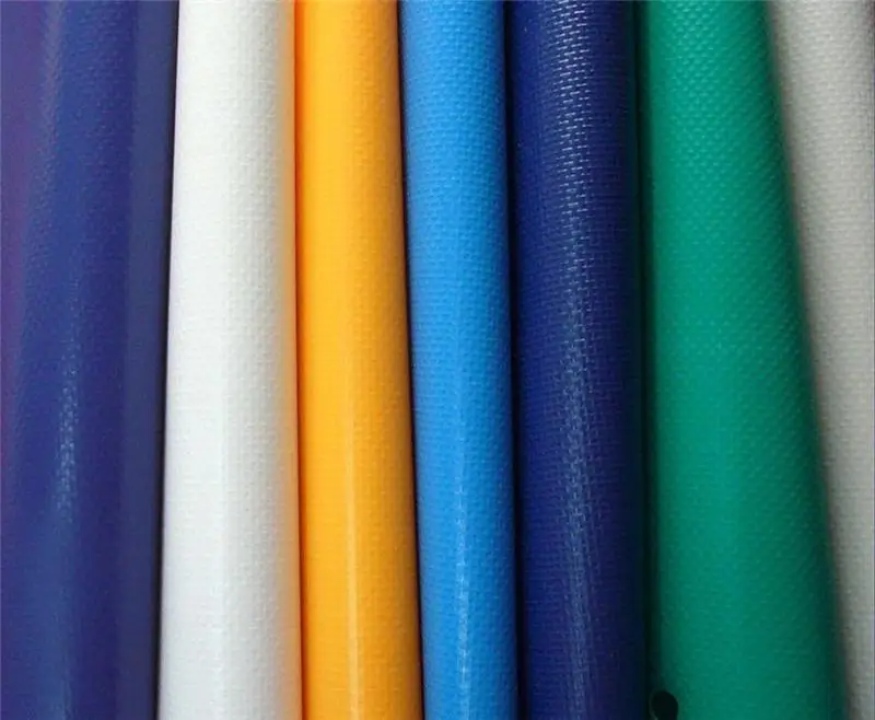 0.3mm Thickness Round Shape PVC Tarpaulin Material Fabric Roll