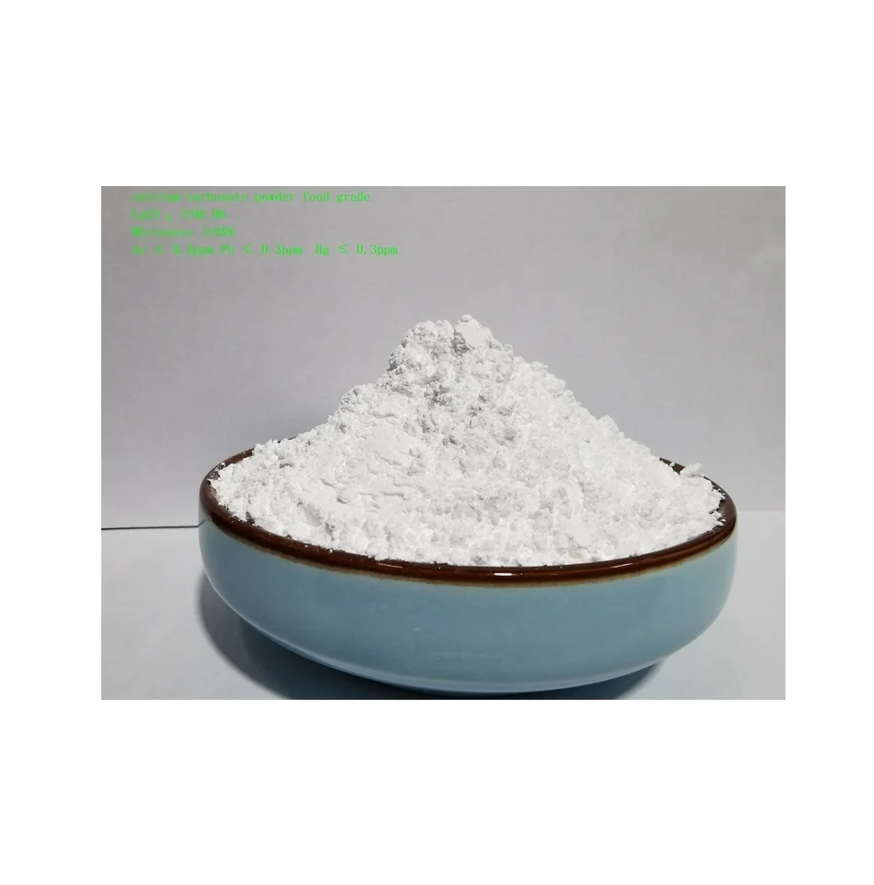 New Type Top Sale 1200 Mesh Food Grade Calcium Carbonated Powder Caco3