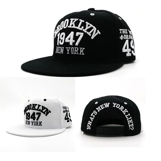 Factory Wholesale Custom Embroidery Logo Basketball Team Blank Flat Bill Fitted 6 Panel Sports Gorras Snapback Hats Caps
