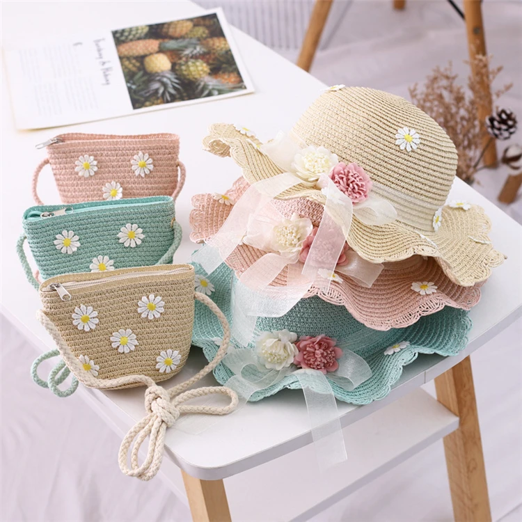 
2021 best selling candy color baby knitted hat baby bags combination set 
