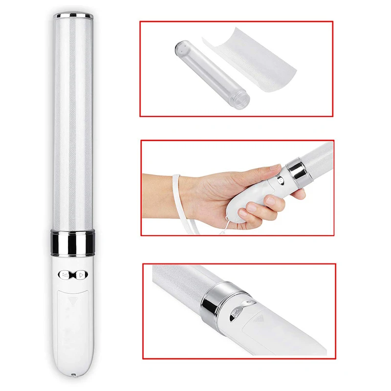 Japan 28CM concert logo custom wand led flashing stick light