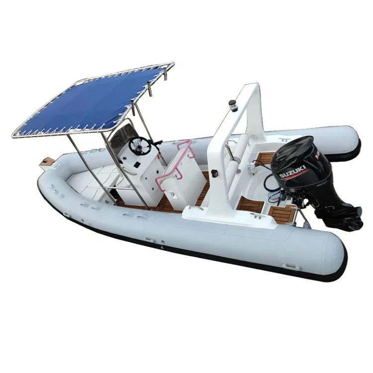 2024 Year New Luxury 6m Center Console Rib Hypalon Inflatable Boat for 8 Persons Yachts Genre