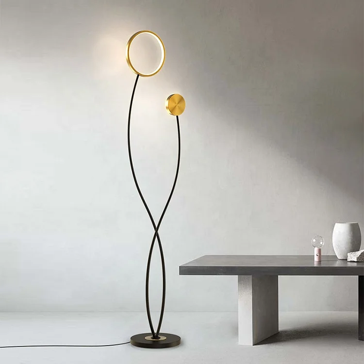 Floor Lamp Ins Simple Nordic Led Living Room Bedroom Bedside Lamp Corner Lamp