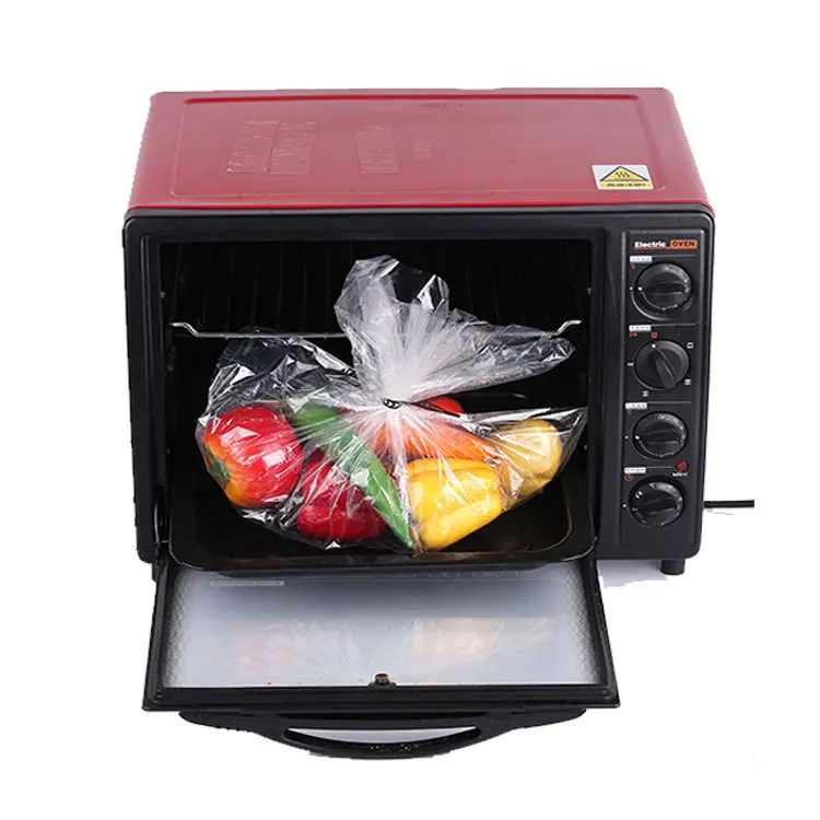 Wholesale Food Grade Printing Logo High Temperature Hot Roast Chicken Microwave Cooking Plastic Turkey Packaging Oven Bag