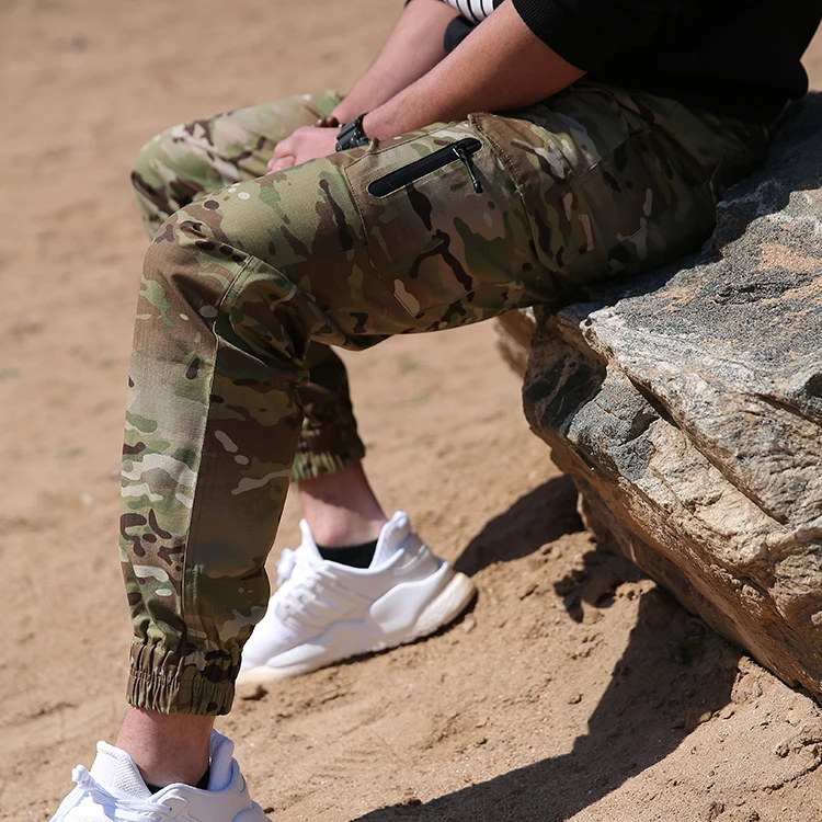 Camouflage Pant Military Men Side Pocket Camouflage Blank Cargo Pant Wholesale