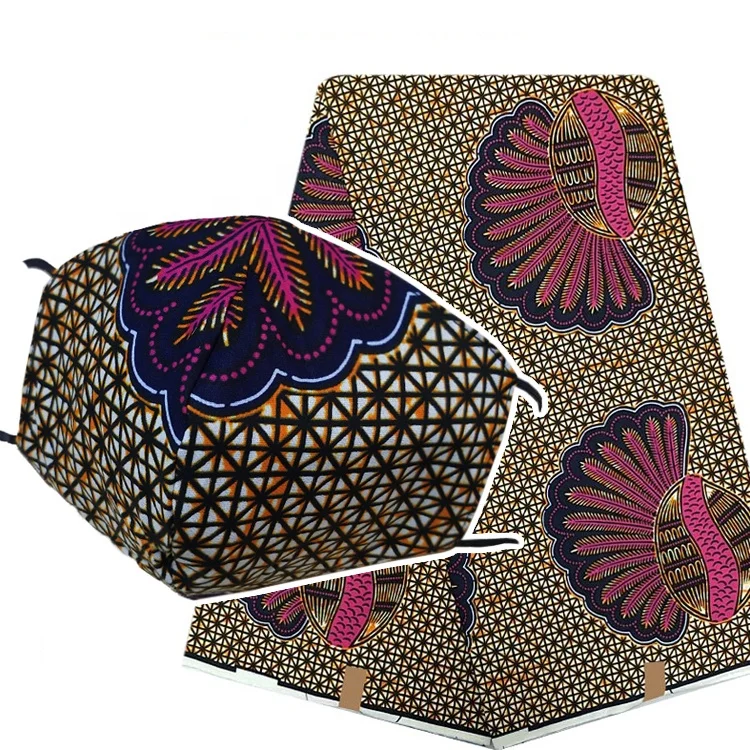 Civilian face mas k fabric african wax mas-k washable100% cotton anti dusty face ankara mas k fabric queency fabric
