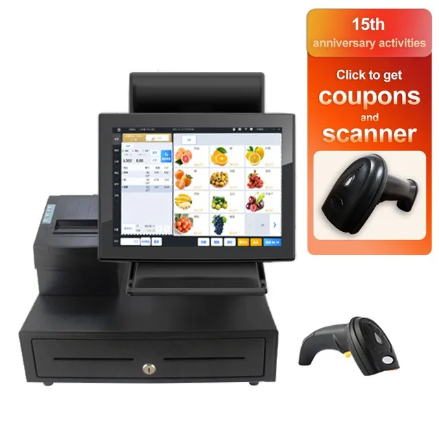 Micropos thermal printer portable pos machine battery oem spare parts with printer tablet stand