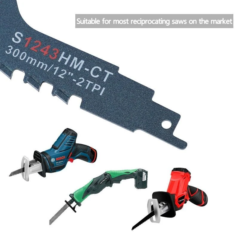 225/300/455/505mm Alloy reciprocating saw blade for cutting lightweight bricks with aerated blocks and red brick saw blades