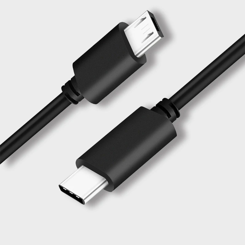 1m 2m 25cm 50cm Charging Data Transfer OTG Micro to Type-C USB Cable for Samsung for LG Android Macbook Laptop