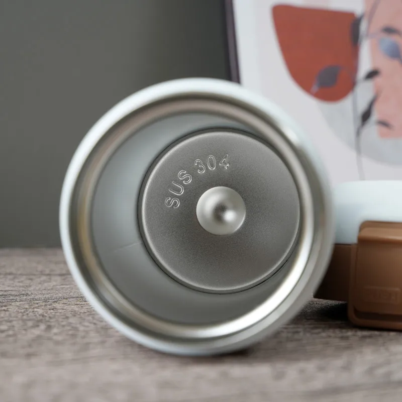 2022 New item glass coffee mug insulated coffee travel mug double wall coffee cup stainless steel with lid