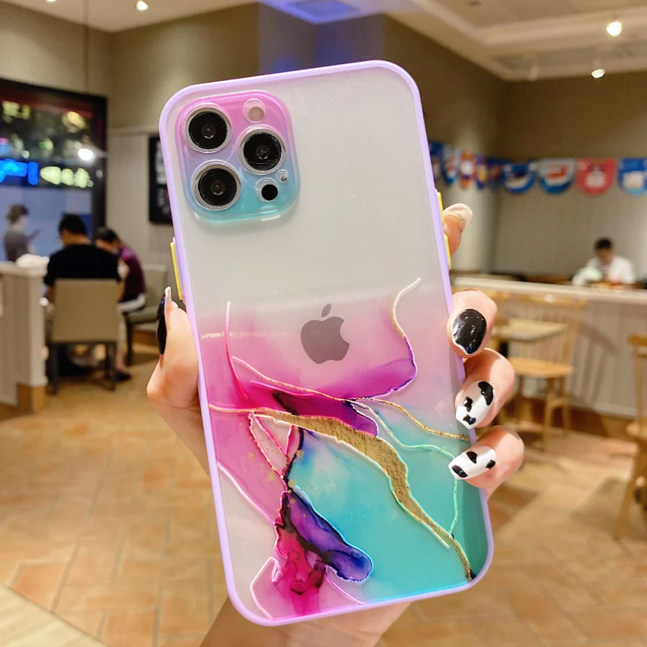 2022 Marble phone case for IPhone13Pro Chinese Ink Painting Phone Case for iphone 12pro xs max