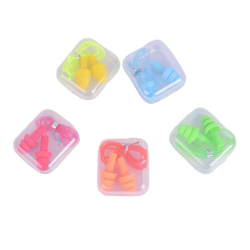 Manufacturer Silicone Ear Plugs In Case Sleep Earplugs For Swimming Noise Reduction Sleeping