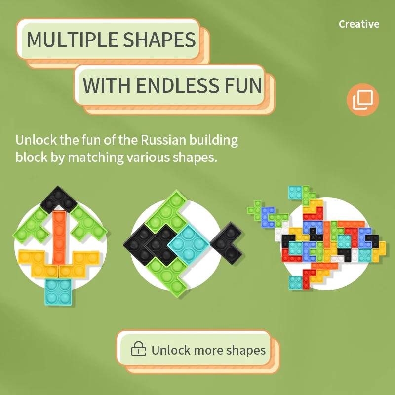 Factory Juguetes Antiestres Puzzle Push Pop Game Trending Squeeze Toys