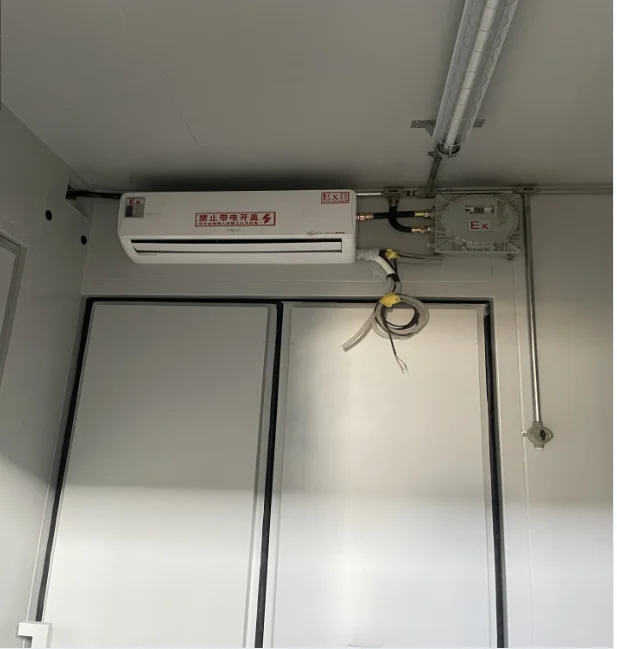 Explosion proof 40 feet container for natural gas metering station.