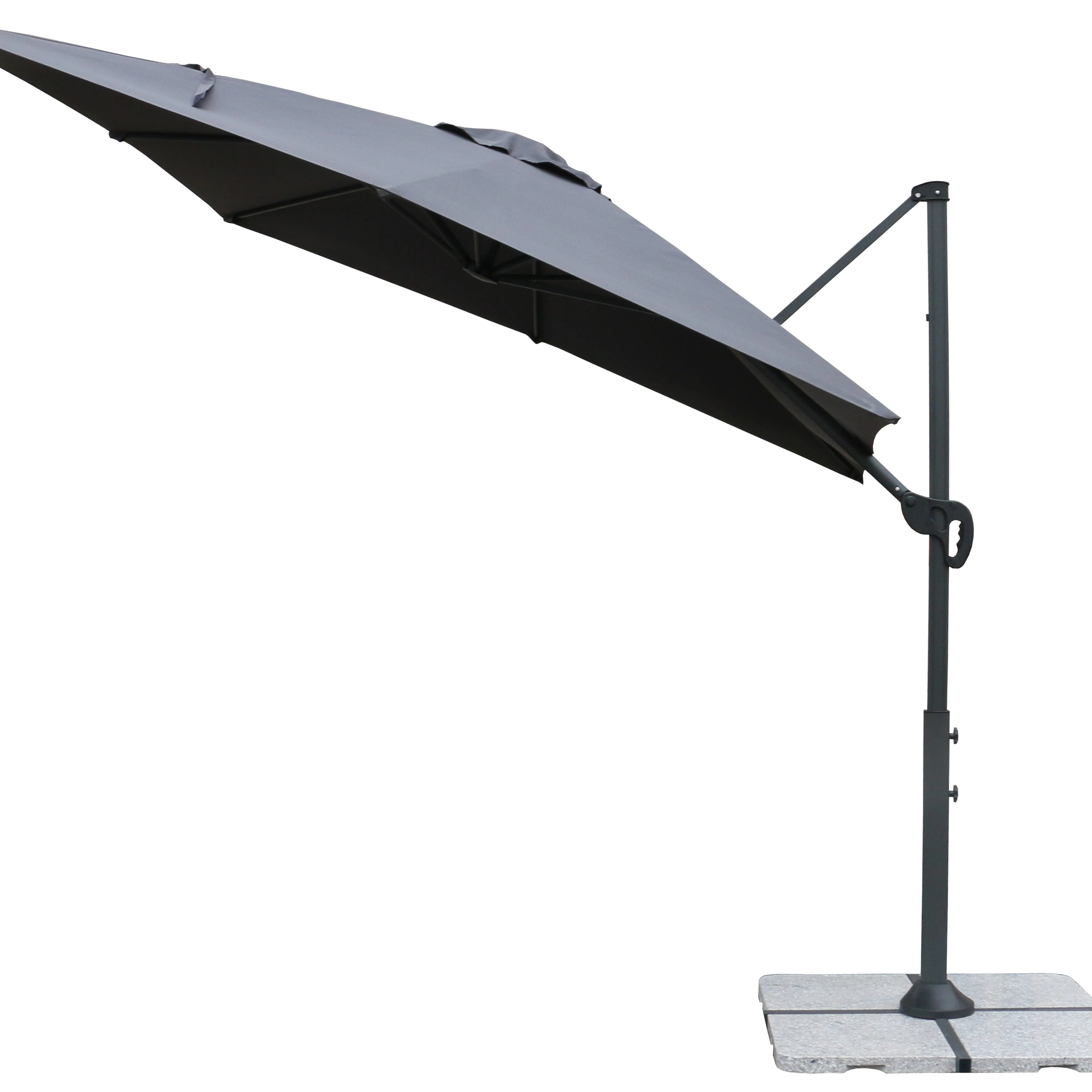 Push button 30 tilt & 360 rotation Waterproof  Outdoor Umbrella  Aluminum Cantilever Garden Parasols Patio Umbrellas