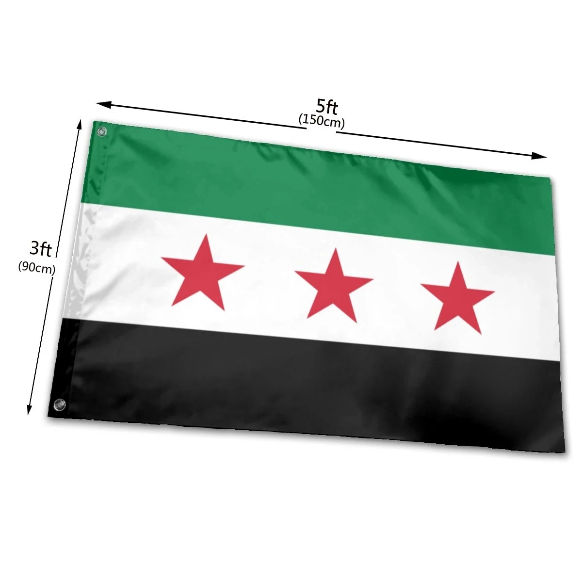 Long Lastaing Promotional Sport Flag All Countries Custom Nylon Syrian Arab Republic Flag